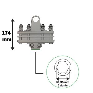 Embrayage à Friction Croisillon 32×76